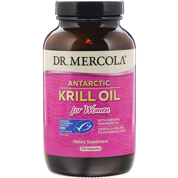Dr. Mercola Antarctic Krill Oil for Women 270 Capsules 2 Mua Dr. Mercola Antarctic Krill Oil for Women 270 viên giảm giá rẻ Hà nội TPHCM