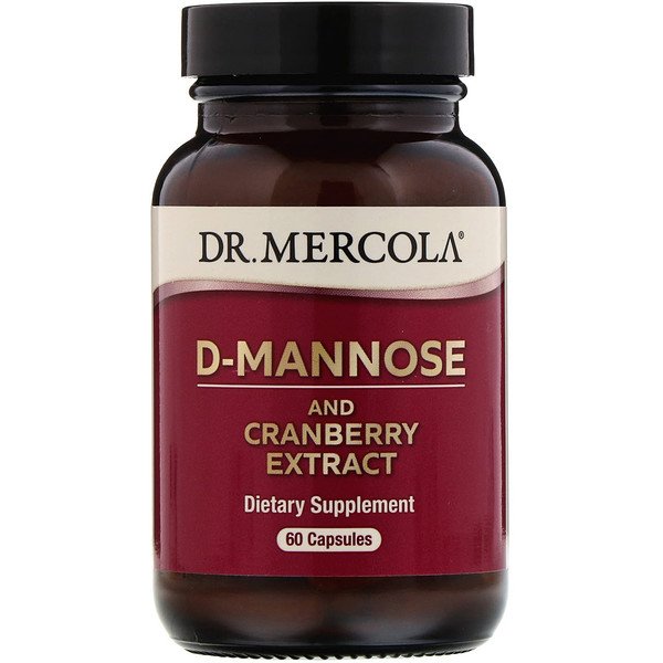 Dr. Mercola D-Mannose and Cranberry Extract 60 viên 3 dr mercola d mannose and cranberry extract 60 capsules 40563