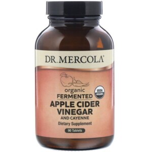 Mua Dr. Mercola Organic Fermented Apple Cider Vinegar and Cayenne 90 viên giảm giá rẻ Hà nội TPHCM