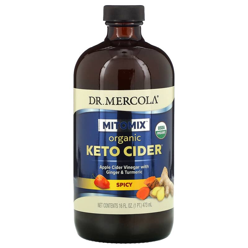 Dr. Mercola Organic Keto Cider Spicy 16 oz (473 ml) 3 Dr. Mercola Organic Keto Cider Spicy 16 oz (473 ml) 813006018227