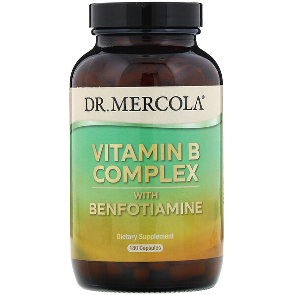Mua Dr. Mercola Vitamin B Complex with Benfotiamine 180 viên giảm giá rẻ Hà nội TPHCM