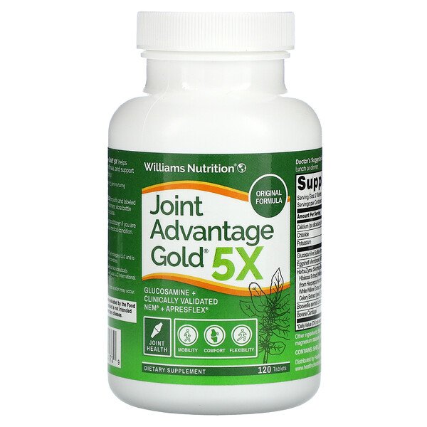 Dr. Williams Joint Advantage Gold 5X 120 viên 2 dr williams joint advantage gold 5x 120 tablets 101168