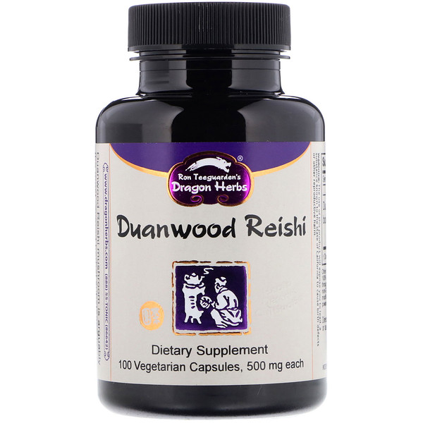 Dragon Herbs Duanwood Reishi 500 mg 100 viên 3 dragon herbs duanwood reishi 500 mg 100 vegetarian capsules 22865