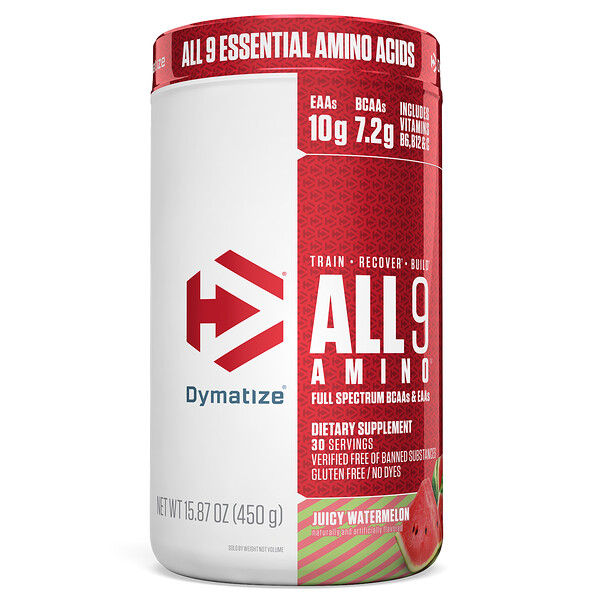 Mua Dymatize Nutrition ALL9AMINO Juicy Watermelon 15.87 oz 450 g giảm giá rẻ Hà nội TPHCM