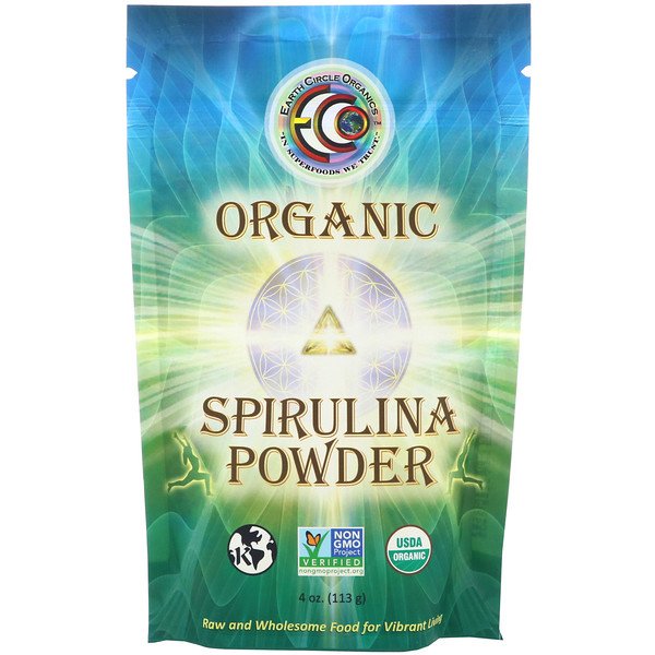 Earth Circle Organics Organic Spirulina Powder 4 oz (113 g) 6 earth circle organics organic spirulina powder 4 oz 113 g 52044
