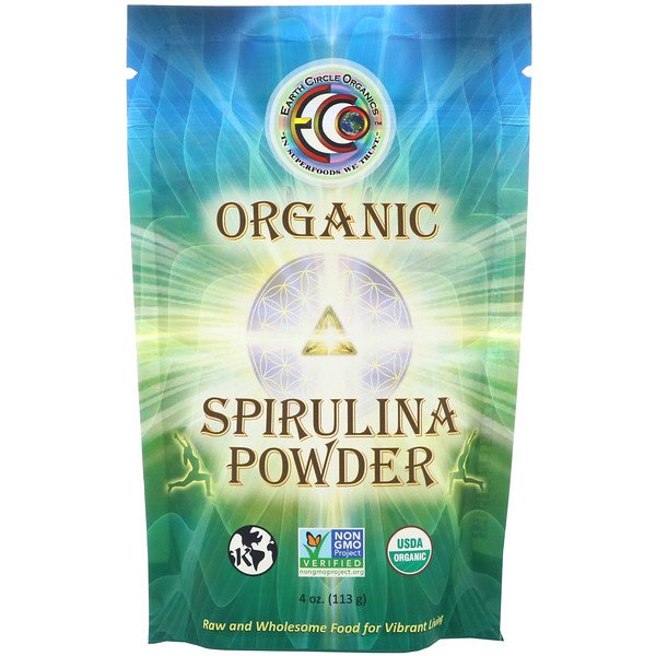 Mua Earth Circle Organics Organic Spirulina Powder 4 oz 113 g giảm giá rẻ Hà nội TPHCM