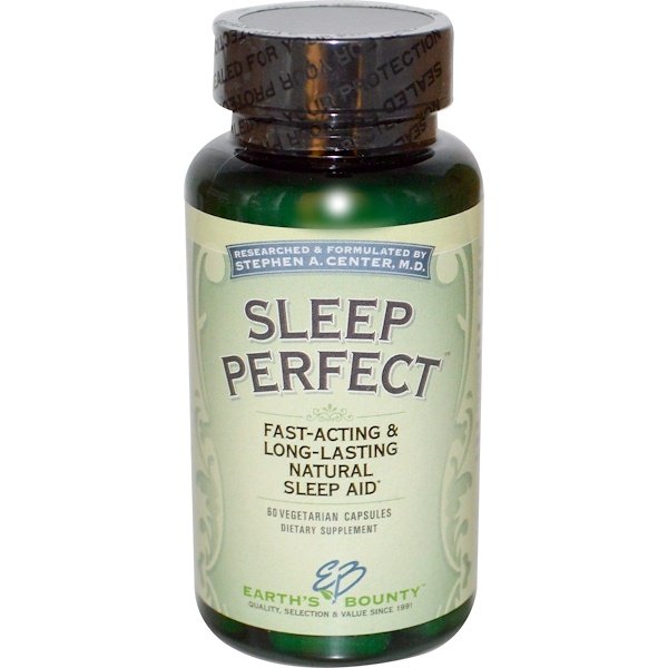 Earth's Bounty Sleep Perfect 60 viên 3 earth s bounty sleep perfect 60 vegetarian capsules 46061