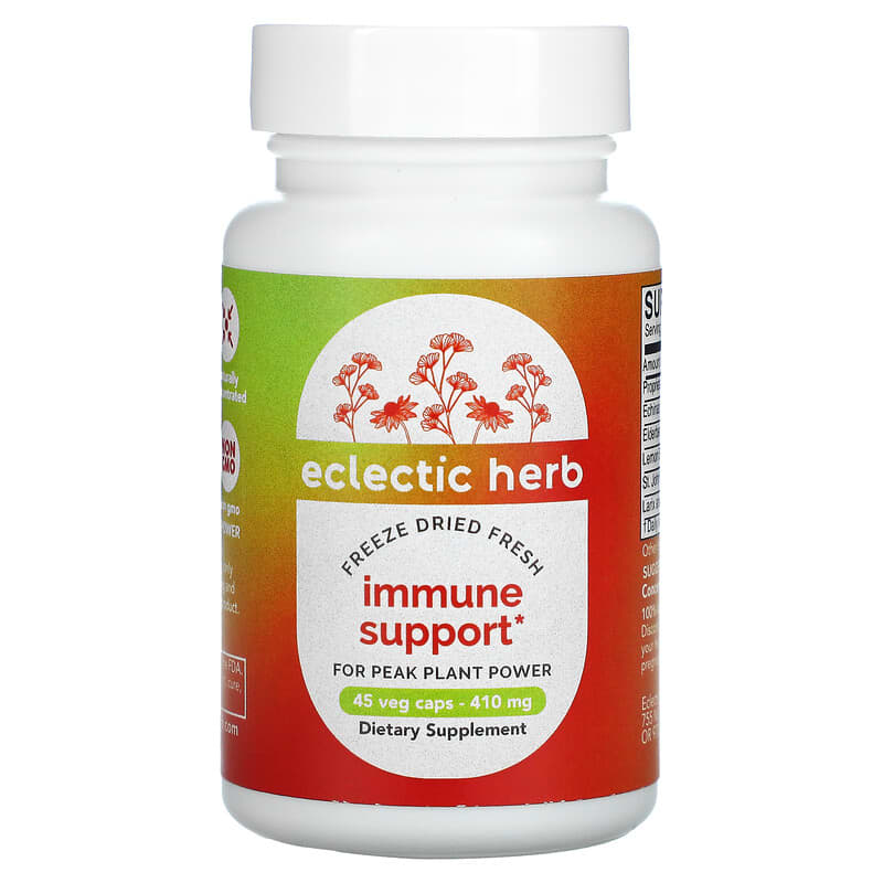 Eclectic Institute Freeze Dried Fresh Immune Support 410 mg 45 Veg Caps 3 Eclectic Institute Freeze Dried Fresh Immune Support 410 mg 45 Veg Caps 023363324026