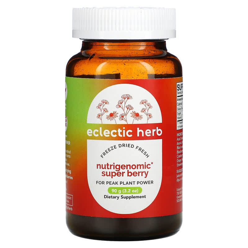 Eclectic Institute Freeze Dried Fresh Nutrigenomic Super Berry 3.2 oz (90 g) 3 Eclectic Institute Freeze Dried Fresh Nutrigenomic Super Berry 3.2 oz (90 g) 023363379163