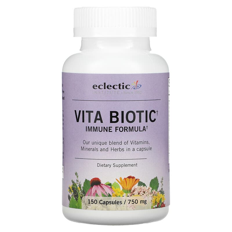 Eclectic Institute Vita Biotic 750 mg 150 Capsules 3 Eclectic Institute Vita Biotic 750 mg 150 Capsules 023363520022