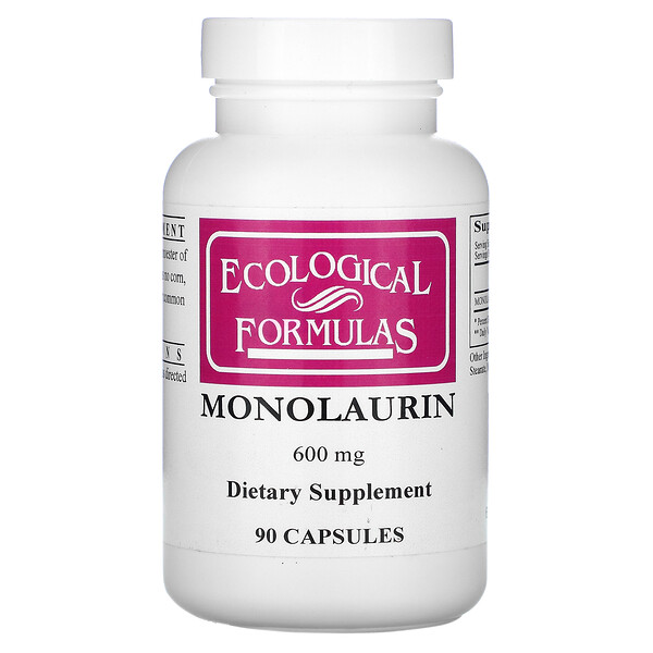 Ecological Formulas Monolaurin 600 mg 90 viên 3 ecological formulas monolaurin 600 mg 90 capsules 58984