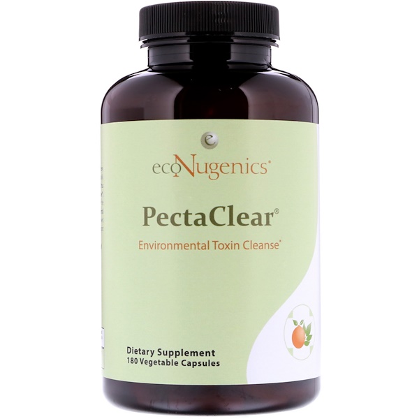 Econugenics PectaClear Environmental Toxin Cleanse 180 Vegetable viên 3 econugenics pectaclear environmental toxin cleanse 180 vegetable capsules 13653