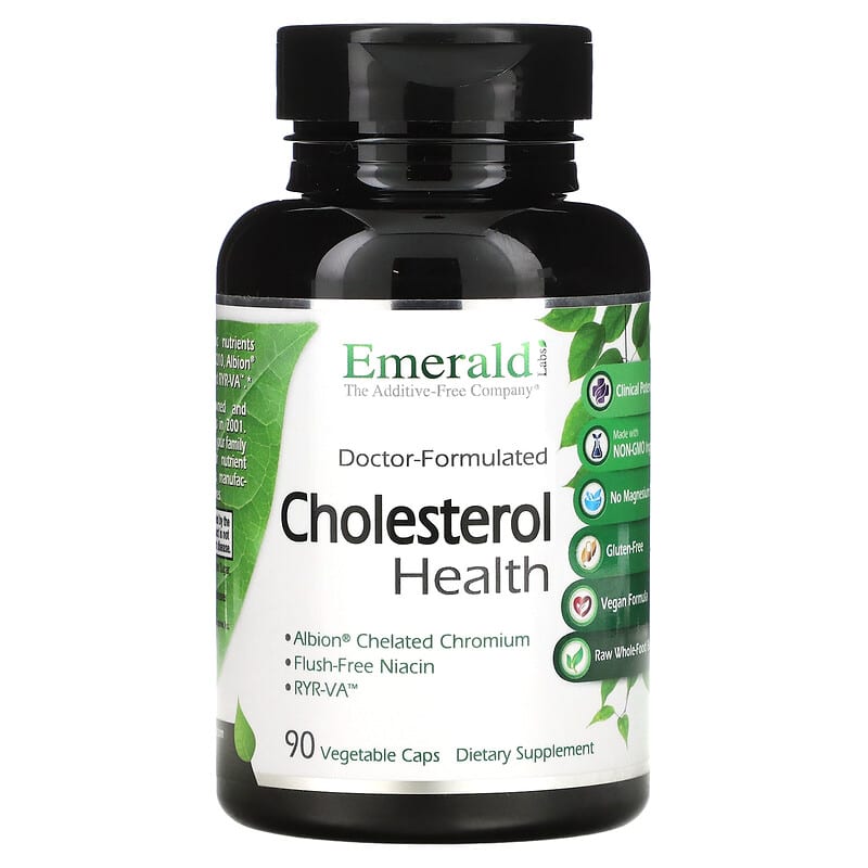 Emerald Laboratories Cholesterol Health 90 Vegetable viên 6 emerald laboratories cholesterol health 90 vegetable caps 69764