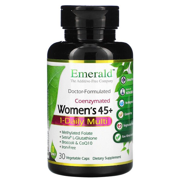 Emerald Laboratories CoEnzymated Women's 45+ 1-Daily Multi 30 Vegetable Caps 1 Mua Emerald Laboratories CoEnzymated Women's 45+ 1-Daily Multi 30 Vegetable Caps giảm giá rẻ Hà nội TPHCM