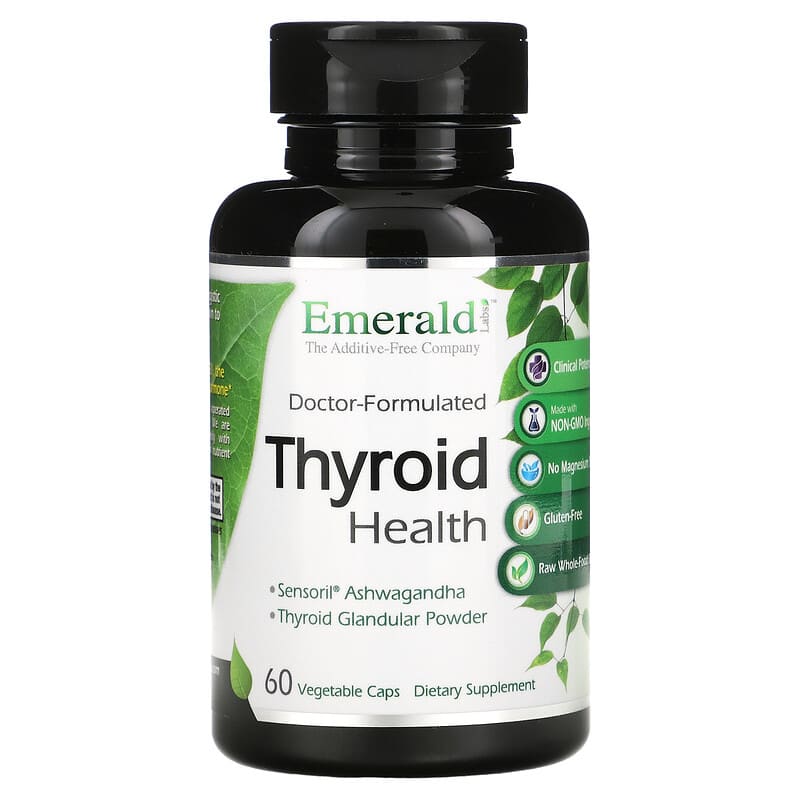 Emerald Laboratories Thyroid Health 60 Vegetable viên 6 emerald laboratories thyroid health 60 vegetable caps 69763