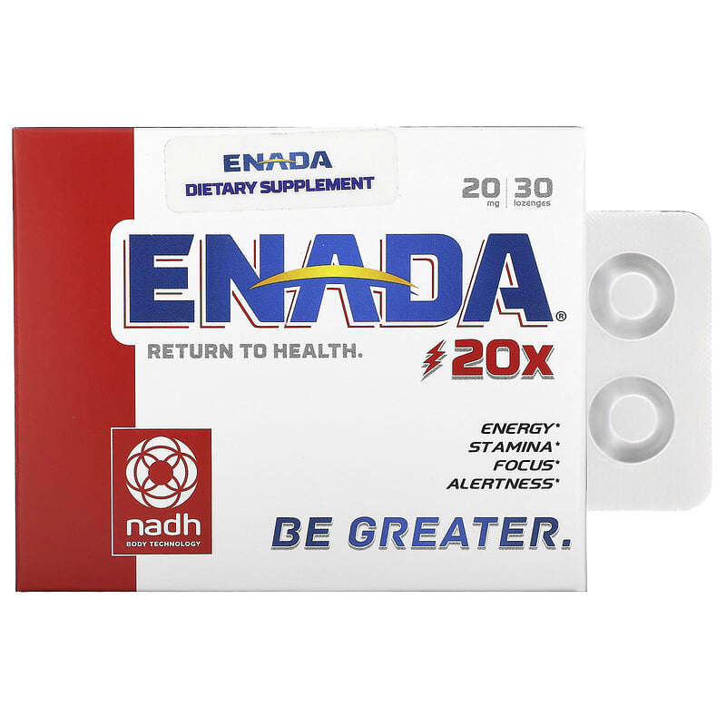 ENADA 20x 20 mg 30 Lozenges 6 enada 20x 20 mg 30 lozenges 9292