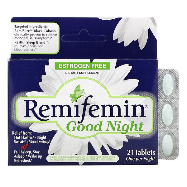 Enzymatic Therapy Remifemin Good Night 21 viên 3 enzymatic therapy remifemin good night 21 tablets 6987