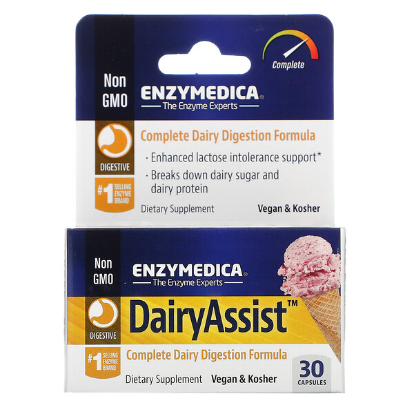 Enzymedica DairyAssist 30 viên 3 enzymedica dairyassist 30 capsules 74612