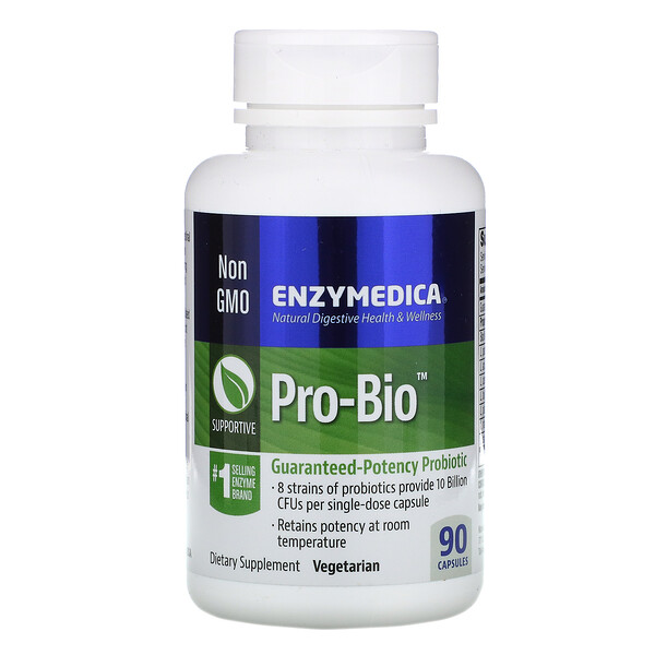 Enzymedica Pro-Bio Guaranteed Potency Probiotic 90 viên 3 enzymedica pro bio guaranteed potency probiotic 90 capsules 7062