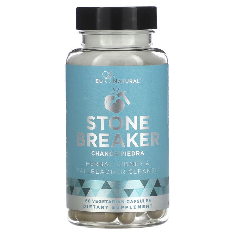 Eu Natural STONE BREAKER Chanca Piedra 60 viên 3 eu natural stone breaker chanca piedra 60 vegetarian capsules 102757