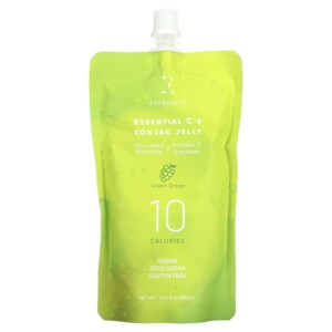 Everydaze Essential C's Konjac Jelly Green Grape 5.07 fl oz (150 ml) 8809432533320