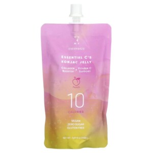 Everydaze Essential C's Konjac Jelly Peach 5.07 fl oz (150 ml) 8809432532736