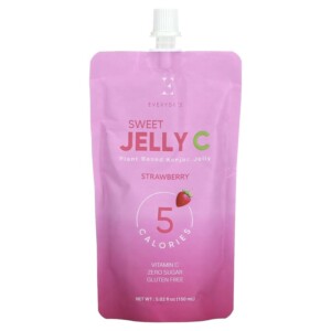 Everydaze Sweet Jelly C Plant Based Konjac Jelly Drink Strawberry 5.02 fl oz (150 ml) 8809432533924