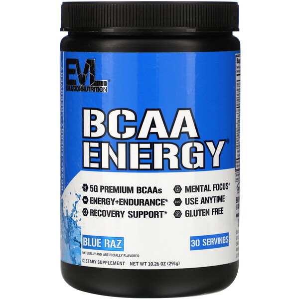 Mua EVLution Nutrition BCAA ENERGY Blue Raz 10.26 oz 291 g giảm giá rẻ Hà nội TPHCM