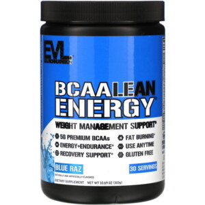 Mua EVLution Nutrition BCAA LEAN ENERGY Blue Raz 10.60 oz 303 g giảm giá rẻ Hà nội TPHCM