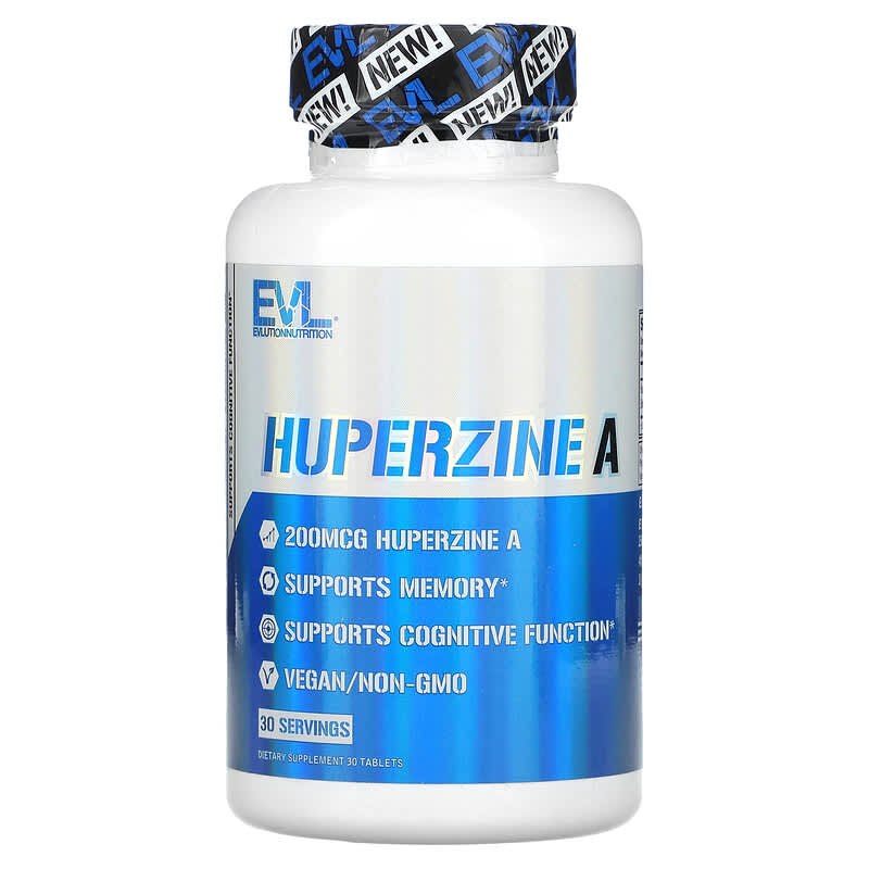 EVLution Nutrition Huperzine A 200 mcg 30 Tablets 3 EVLution Nutrition Huperzine A 200 mcg 30 Tablets 818901028111