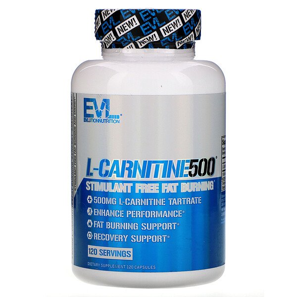 EVLution Nutrition L-CARNITINE500 Stimulant Free Fat Burning 120 Capsules 2 Mua EVLution Nutrition L-CARNITINE500 120 viên giảm giá rẻ Hà nội TPHCM