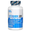 EVLution Nutrition Vitamin D3 5.000 IU 120 Softgels 2 EVLution Nutrition Vitamin D3 5.000 IU 120 Softgels 818901023017