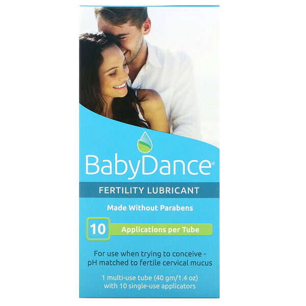 Fairhaven Health Baby Dance Fertility Lubricant 1 Multi-Use Tube with 10 Single-Use Applicators 3 fairhaven health baby dance fertility lubricant 1 multi use tube with 10 single use applicators 111178