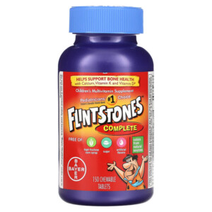 Flintstones Complete Children's Multivitamin Supplement 150 Chewable Tablets 016500097136