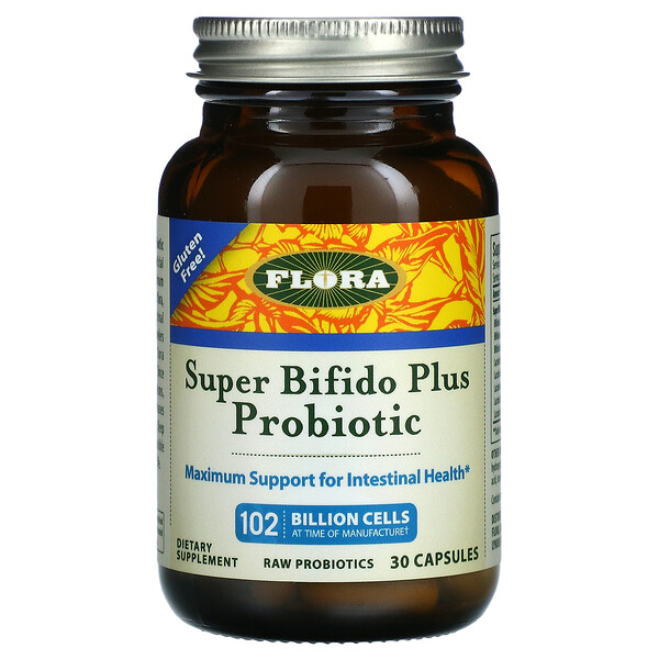 Flora Super Bifido Plus Probiotic 102 Billion Cells 30 viên 3 flora super bifido plus probiotic 102 billion cells 30 capsules 9100