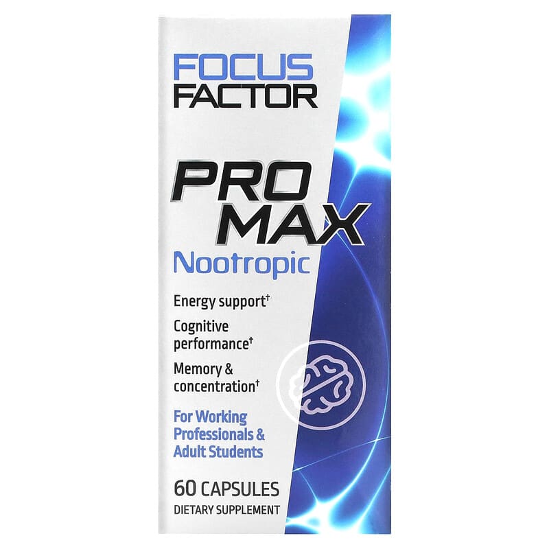 Focus Factor Pro Max Nootropic 60 Capsules 3 Focus Factor Pro Max Nootropic 60 Capsules 811909033705