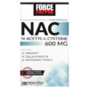 Force Factor Fundamentals NAC N-Acetyl-L-Cysteine 600 mg 200 Vegetable Capsules 818594018574