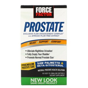 Mua Force Factor Prostate Natural Prostate Health Solution 60 Easy-To-Swallow Softgels giảm giá rẻ Hà nội TPHCM