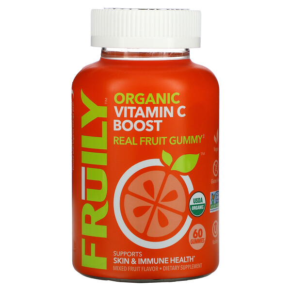 Mua Fruily Organic Vitamin C Boost Mixed Fruit Flavor 60 Gummies giảm giá rẻ Hà nội TPHCM