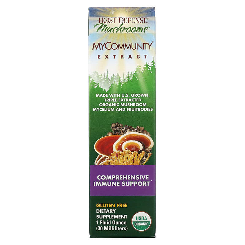 Fungi Perfecti MyCommunity Extract 1 oz (30ml) 6 fungi perfecti mycommunity extract 1 fl oz 30 ml 61800