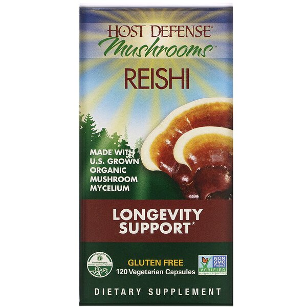 Fungi Perfecti Reishi Longevity Support 120 viên 3 fungi perfecti reishi longevity support 120 vegetarian capsules 21453