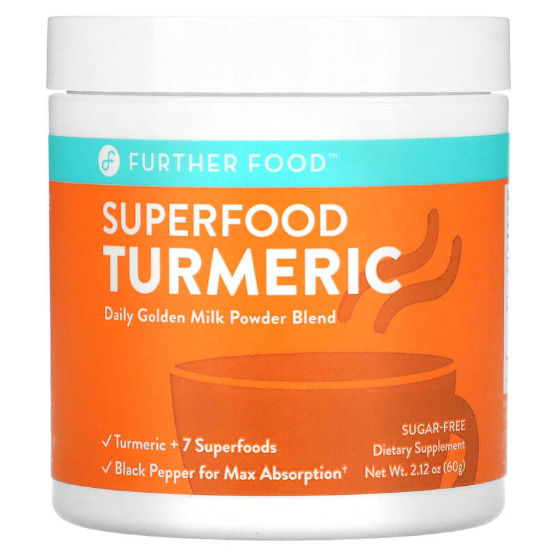 Further Food Superfood Turmeric 2.12 oz (60g) 3 further food superfood turmeric 2 12 oz 60 g 90209