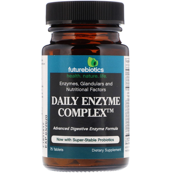 Futurebiotics Daily Enzyme Complex 75 Tablets 1 Mua FutureBiotics Daily Enzyme Complex 75 viên giảm giá rẻ Hà nội TPHCM