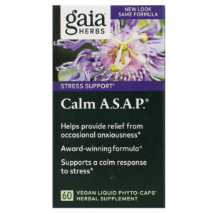 Mua Gaia Herbs Calm A.S.A.P. 60 Vegan Liquid Phyto-Caps giảm giá rẻ Hà nội TPHCM