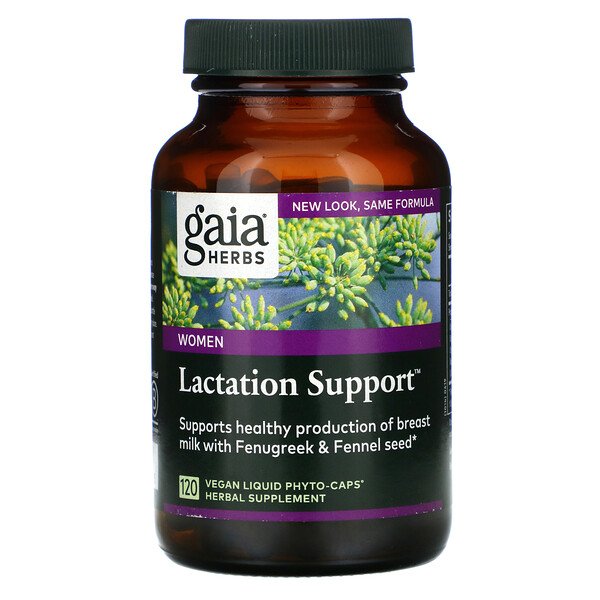 Gaia Herbs Lactation Support for Women 120 Vegan Liquid Phyto-Caps 3 gaia herbs lactation support for women 120 vegan liquid phyto caps 38066