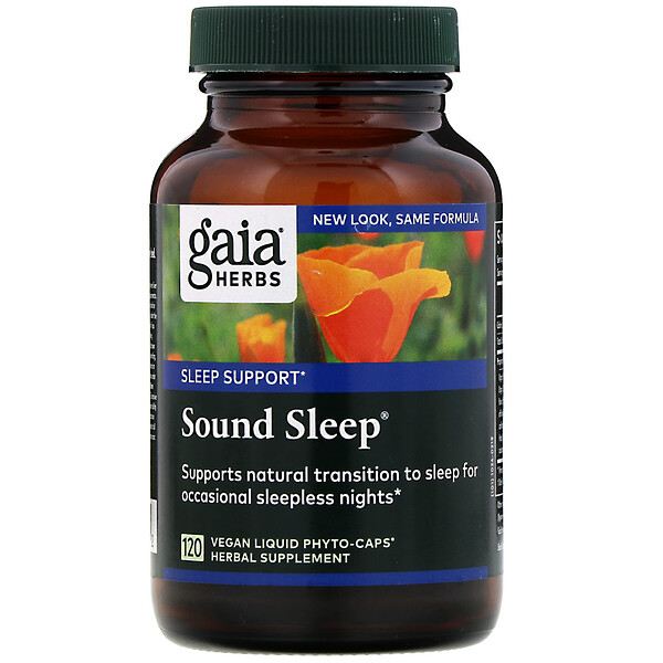 Gaia Herbs Sound Sleep 120 Vegan Liquid Phyto-Caps 3 gaia herbs sound sleep 120 vegan liquid phyto caps 18655
