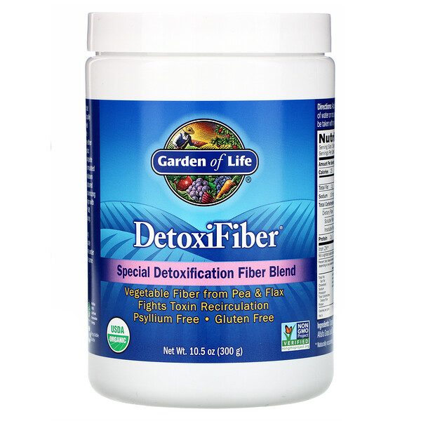 Garden of Life DetoxiFiber Special Detoxification Fiber Blend 10.5 oz (300 g) 3 garden of life detoxifiber special detoxification fiber blend 10 5 oz 300 g 7263