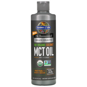 Mua Garden of Life Dr. Formulated Brain Health 100% Organic Coconut MCT Oil Unflavored oz 473 ml giảm giá rẻ Hà nội TPHCM
