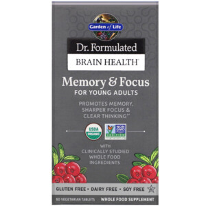 Mua Garden of Life Dr. Formulated Brain Health Memory & Focus for Young Adults 60 viên giảm giá rẻ Hà nội TPHCM