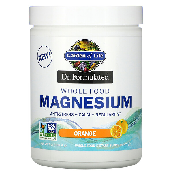 Mua Garden of Life Dr. Formulated Whole Food Magnesium Powder Orange 7 oz 197.4 g giảm giá rẻ Hà nội TPHCM
